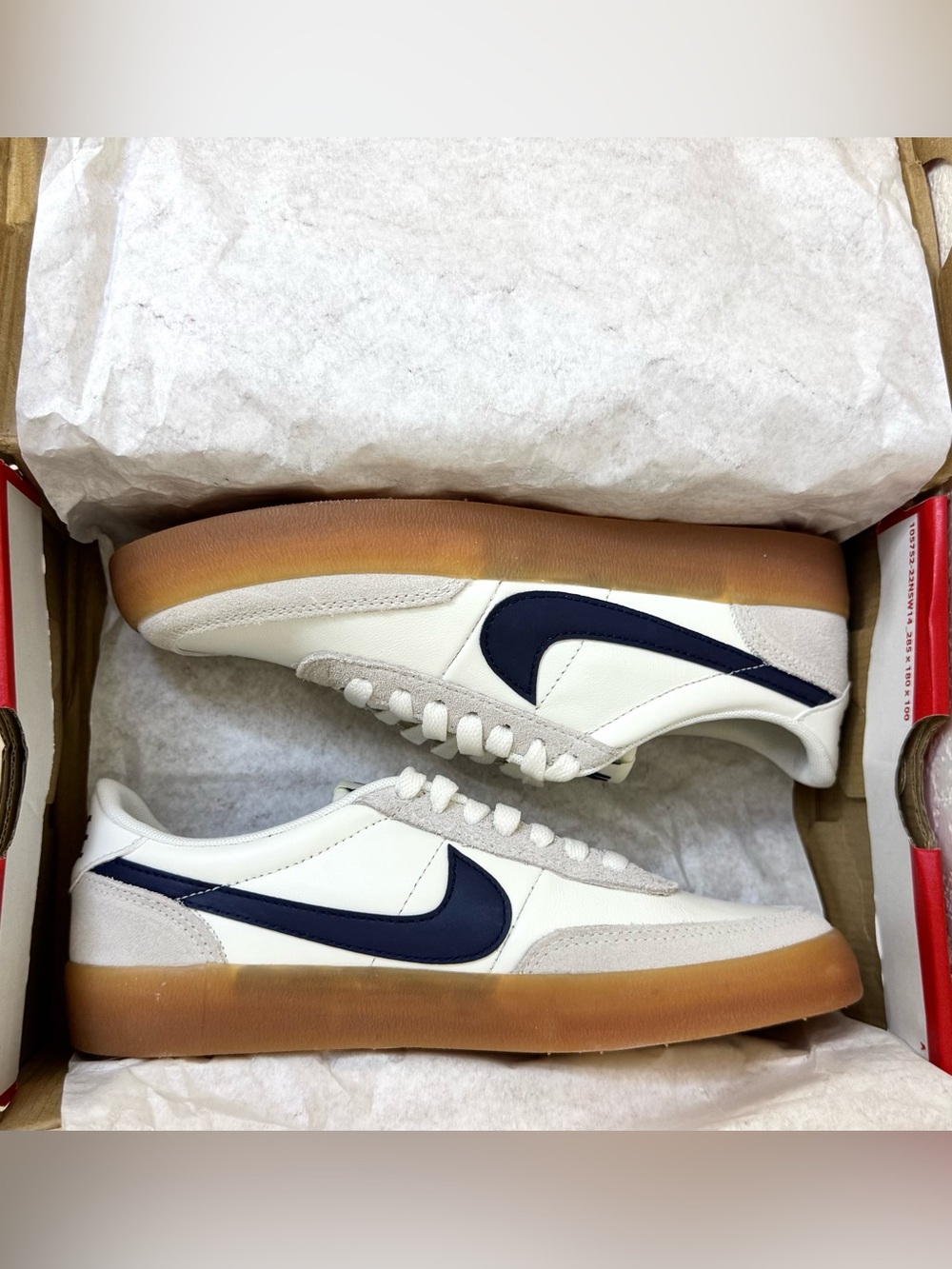 Nike Killshot 2 Sneakers Navy White Gum Sole Women’s 7 NIB Classic Minimalist - Picture 8 of 8